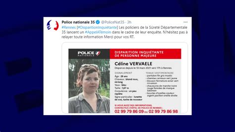 Rennes: une femme de 29 ans portée disparue depuis .